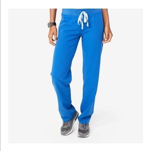 S royal blue figs livingston drub pants